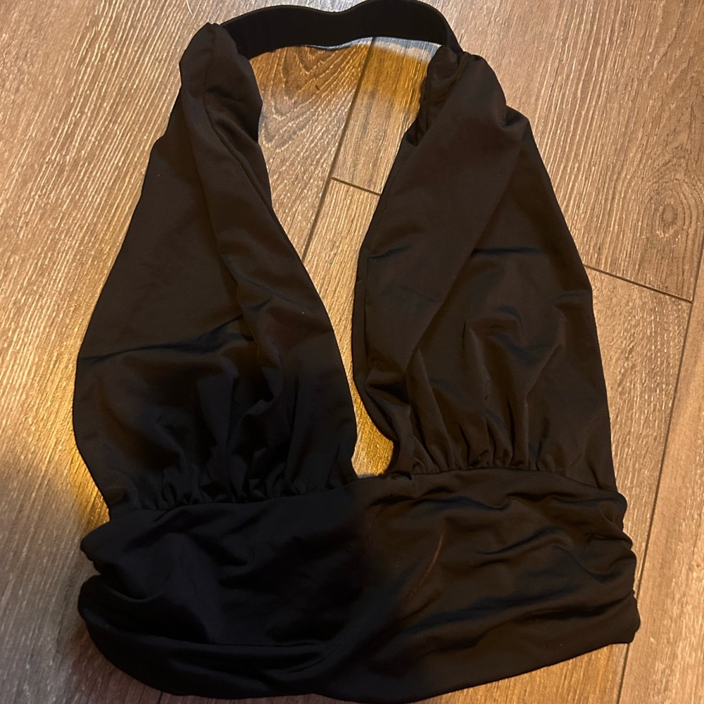 Princess Polly black halter top